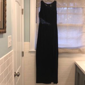 Black floor length formal